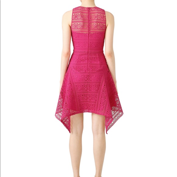 Theia Magenta cocktail dress stunning - Picture 3 of 4